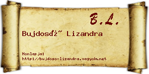 Bujdosó Lizandra névjegykártya